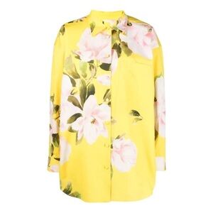 Authentic Valentino Runway Yellow Floral Dress / shirt